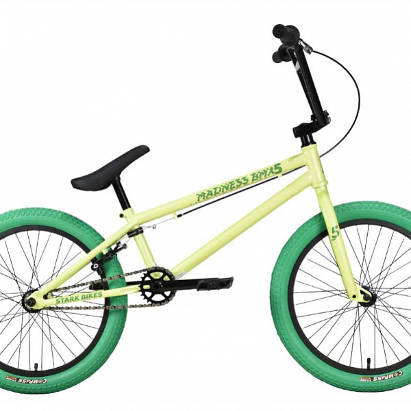 Велосипед Stark'23 Madness BMX 5 оливковый/зеленый/зеленый HQ-0013627