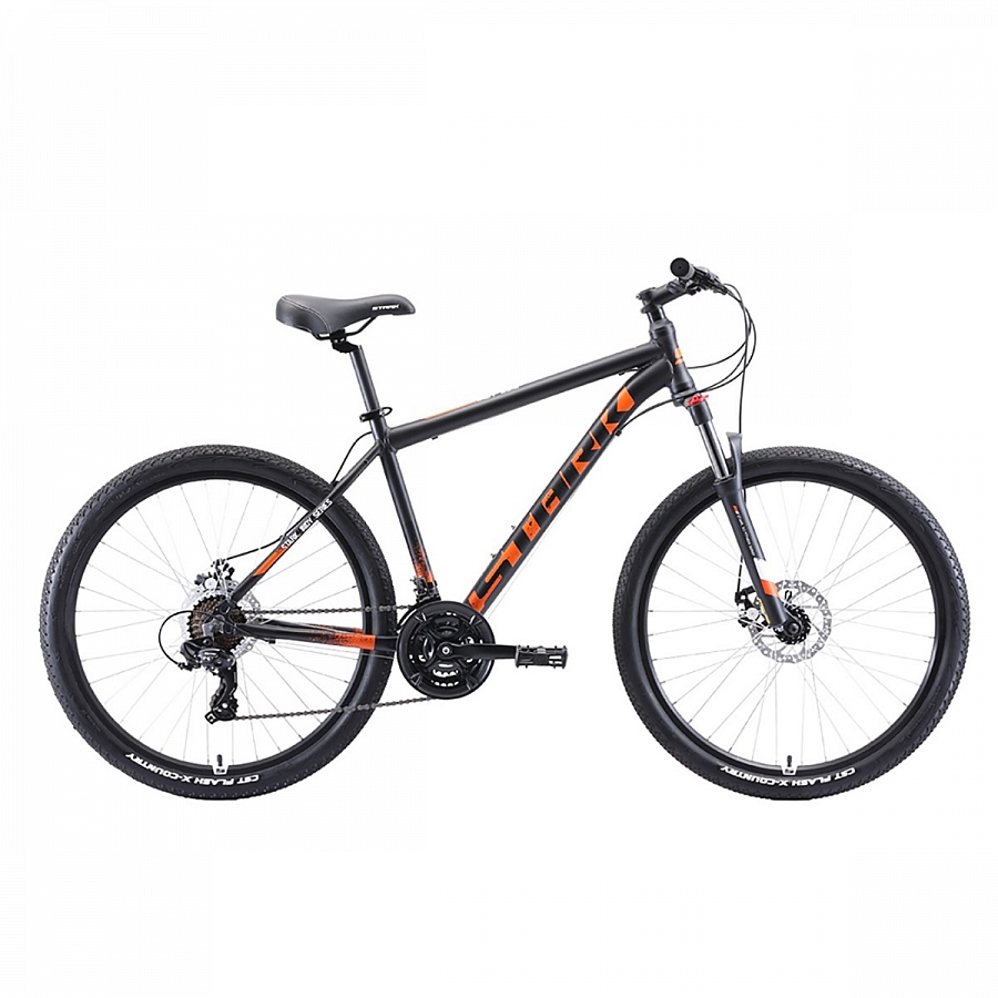 Велосипед Stark'20 Indy 26.2 D чёрный/оранжевый/белый