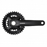 Шатун Shimano MT210 175мм 36/22T для 9 ск с защитой черный EFCMT210BEX62L