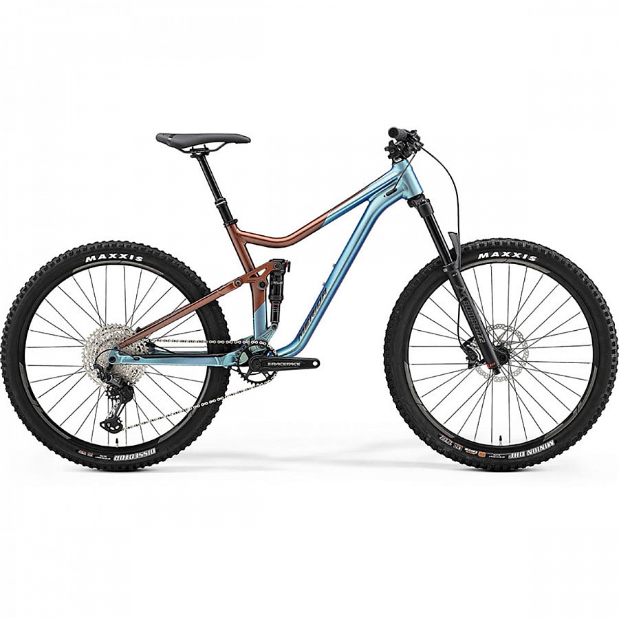 Велосипед Merida One-Forty 600 SilkBronze/Blue 2021