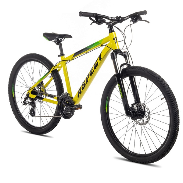 Велосипед 26" Aspect Nickel Зелено-желтый