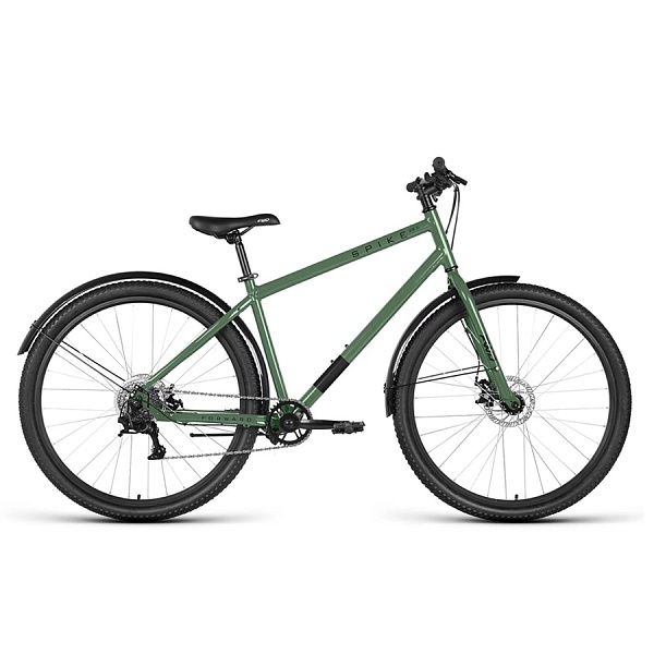 Велосипед 29" Forward SPIKE D AL Зеленый/Черный 2023г