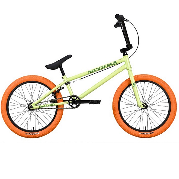 Велосипед Stark'23 Madness BMX 5 оливковый/зеленый/оранжевый HQ-0012547