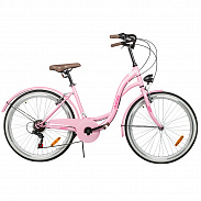 Велосипед 26" ACID Q 690 Rose Dusty/Pink 2026 (с корзиной)