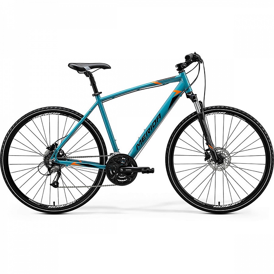 Велосипед Merida Crossway 40 GlossyTeal/Black/Orange 2020