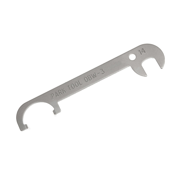Ключ ParkTool, для регулировки тормозов, 14мм x шлицы для центровки PTLOBW-3