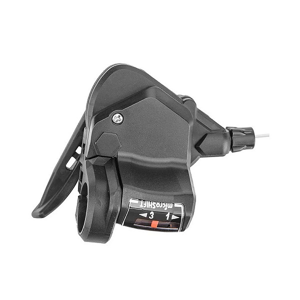 Шифтер Microshift TS-38-3 лев 3ск, триггер, 22,2 мм, 1800 мм, черный, 1SL200000402
