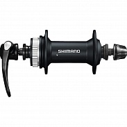 Втулка передняя Shimano Alivio M4050, 36 отв, C.Lock, черн., QR 133мм, черный EHBM4050AL