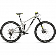 Велосипед CUBE STEREO 120 RACE 29Ø (lightgrey´n´flashyellow) 2020