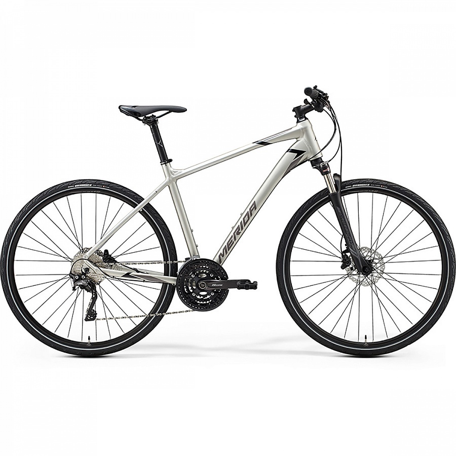 Велосипед Merida Crossway 600 MattTitan/GlossyBlack/Grey 2020