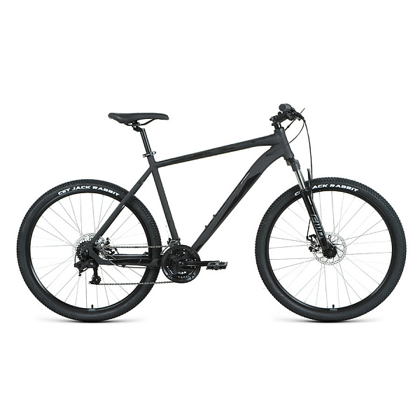 Велосипед 27,5" Forward Apache 27,5 2.2 D AL Черный матовый/Черный 2022 г 