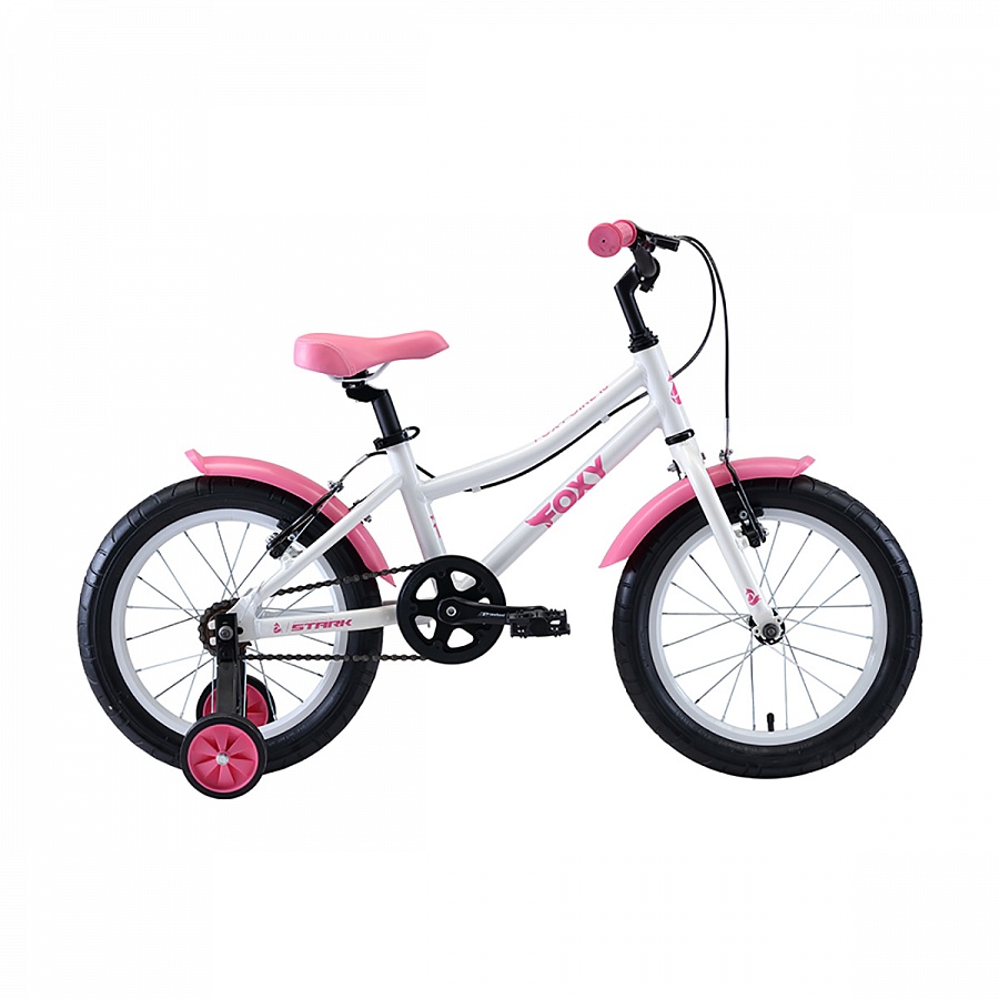 Велосипед Stark'20 Foxy 16 Girl белый/розовый H000016493