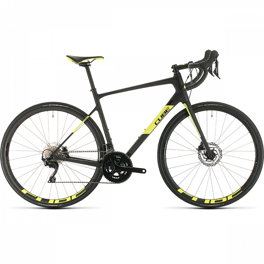 Велосипед CUBE ATTAIN GTC RACE (carbon´n´flashyellow) 2020