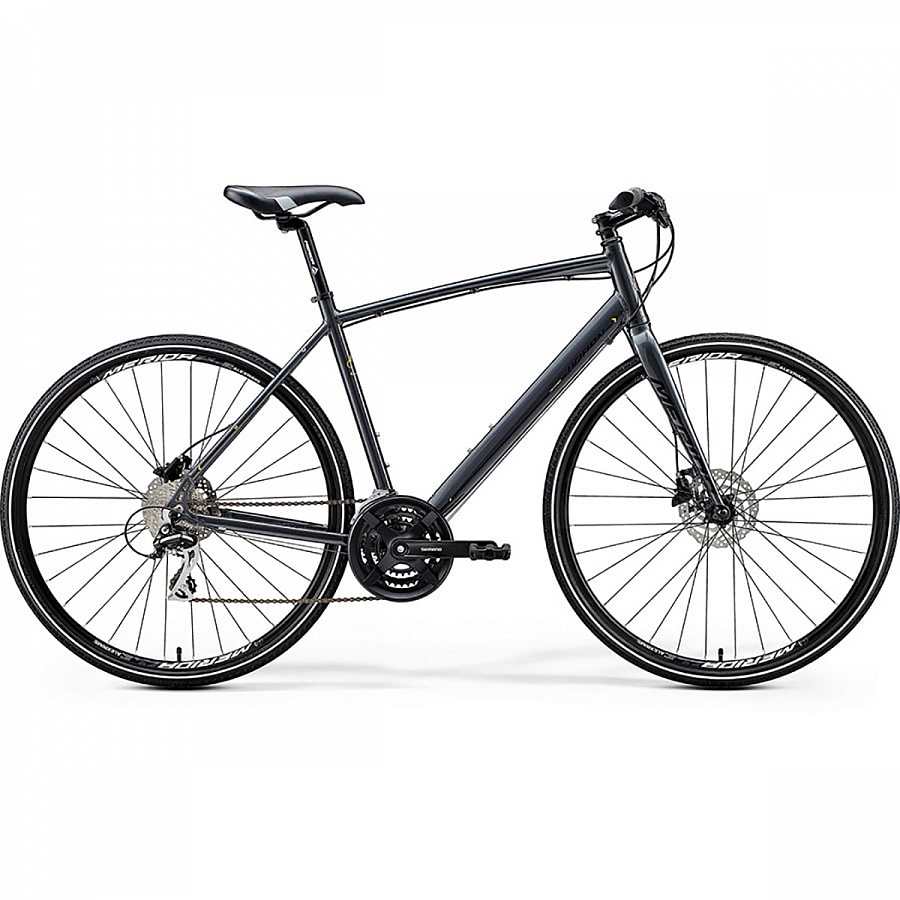 Велосипед Merida Crossway Urban 20-D DarkSilver/Lime 2020