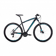 Велосипед 29" Forward Next 29 2.0 disc AL Черный/Бирюзовый 19-20 г