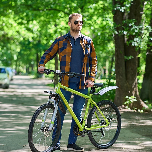 Велосипед 26" ACID F 300 D Зеленый/Серый 2022 г 