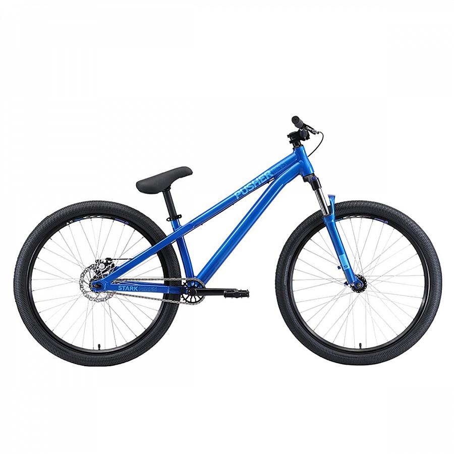 Велосипед Stark'20 Pusher-1 Single Speed голубой/синий S H000014186
