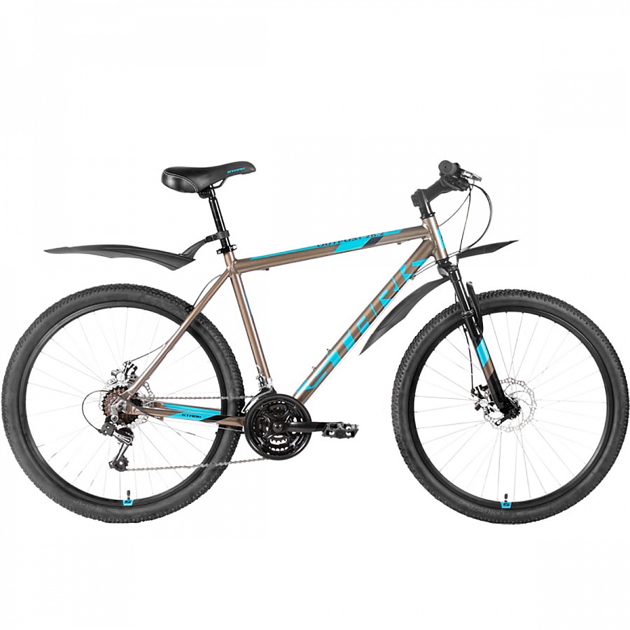 Велосипед Stark'20 Outpost 26.2 D коричневый/синий/черный