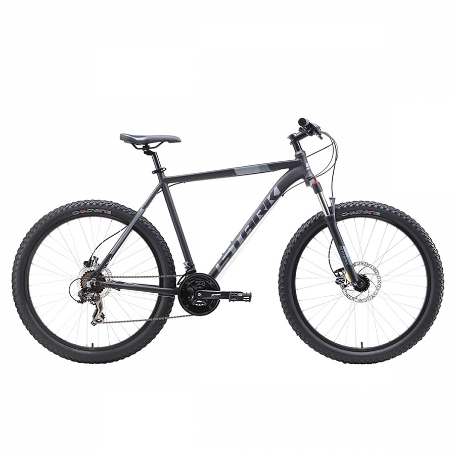 Велосипед Stark'19 Hunter 27.2+ HD чёрный/серый