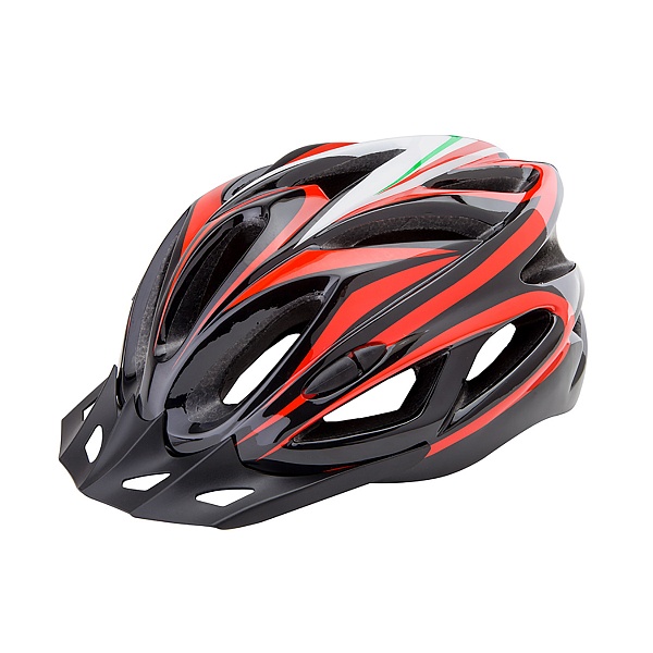 Шлем защитный FSD-HL022 (in-mold) L (58-60 см) чёрно-красный/600127