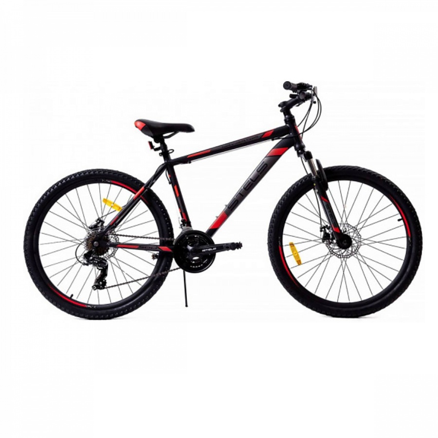 Велосипед Stels Navigator 700 MD V020 Черный/красный 27.5Ø (LU093446)