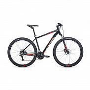 Велосипед 29" Forward Apache 29 2.2 disc AL Черный/Красный 20-21 г