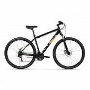 Велосипед 29" Altair AL 29 D 21 ск Черный/Оранжевый 2022 г