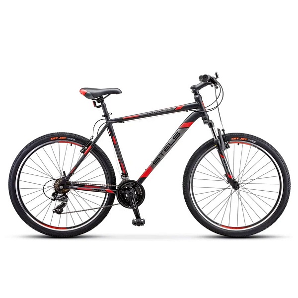 Велосипед Stels Navigator 700 V F020 Чёрный/красный 27.5? (LU096005)