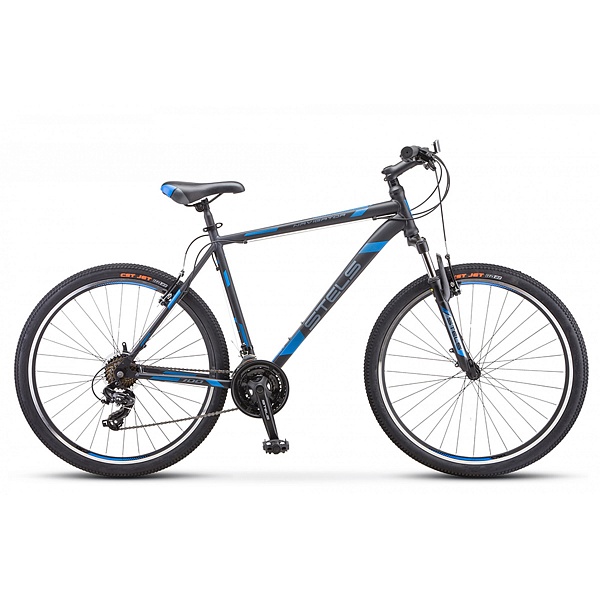 Велосипед Stels Navigator 700 V V020 Серый/синий 27.5Ø (LU093447)
