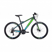 Велосипед 26" Forward Flash 26 2.0 disc Серый/Светло-зеленый Матовый 19-20 г