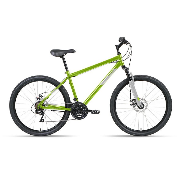 Велосипед 26" Altair MTB HT 26 2.0 D 21 ск Зеленый/Серый 2022 г