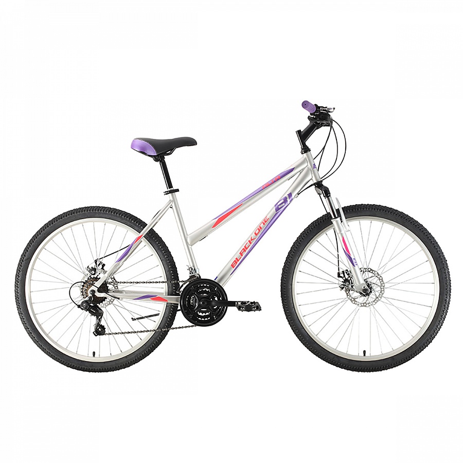 Велосипед Black One Alta 26 D серебристый/фиолетовый/розовый 2020-2021