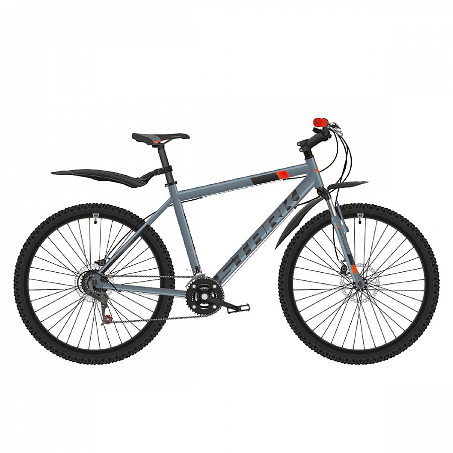 Велосипед Stark'19 Outpost 26.1 D серый/чёрный/оранжевый