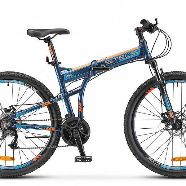Велосипед Stels 26" Pilot 950 MD V010 Темно-синий (LU088703)