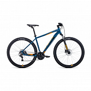 Велосипед 29" Forward Apache 29 3.0 disc AL Бирюзовый/Оранжевый 20-21 г