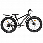 Велосипед 24" ACID F 460 D Black Flat/Dark Gray 2026