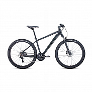 Велосипед 27,5" Forward Apache 27,5 3.2 disc AL Черный матовый/Черный 20-21 г