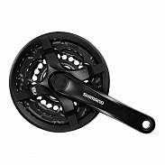 Шатуны Shimano Tourney FC-TY501 24/34/42Т 170 мм чёрные/580232