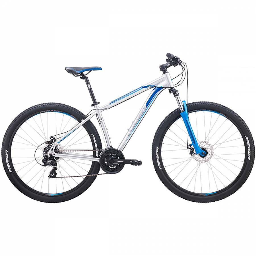 Велосипед Merida Big.Nine 10-MD Silver/BlueDecal 2020