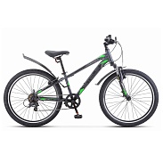 Велосипед Stels Navigator 24" 400 V F020 Серый/Зеленый (JU134250)