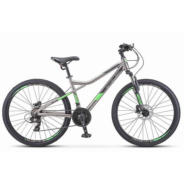 Велосипед Stels Navigator 610 D V020 Серый/Зеленый 26Ø (LU098464)
