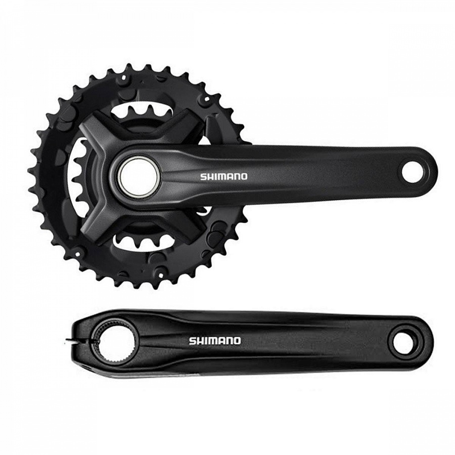 Шатун Shimano MT210-2B 175мм 36/22T 9 ск черный б/уп AFCMT210EB62L