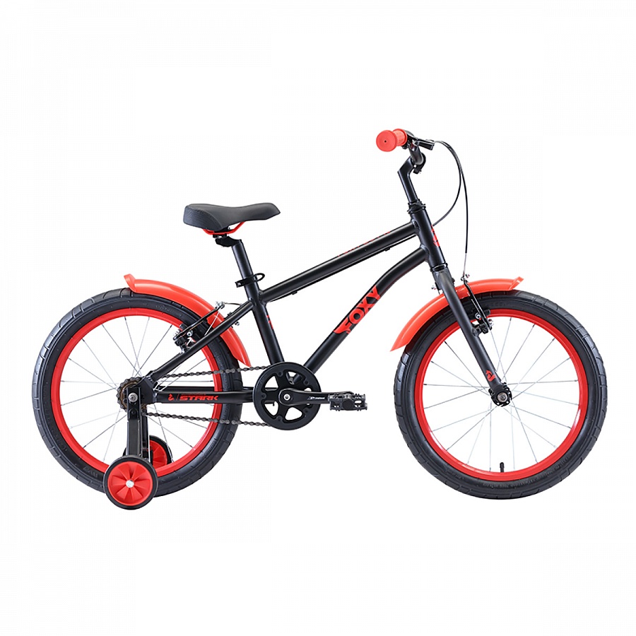Велосипед Stark'20 Foxy 18 Boy чёрный/красный H000016490