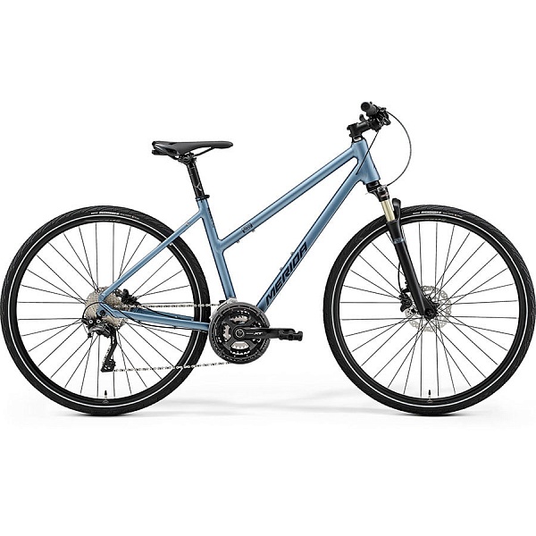 Велосипед Merida Crossway XT Edition Lady MattSteelBlue/DarkBlue 2021