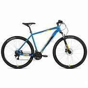 Велосипед 29" Forward Apache 29 3.2 disc AL Бирюзовый/Оранжевый 20-21 г