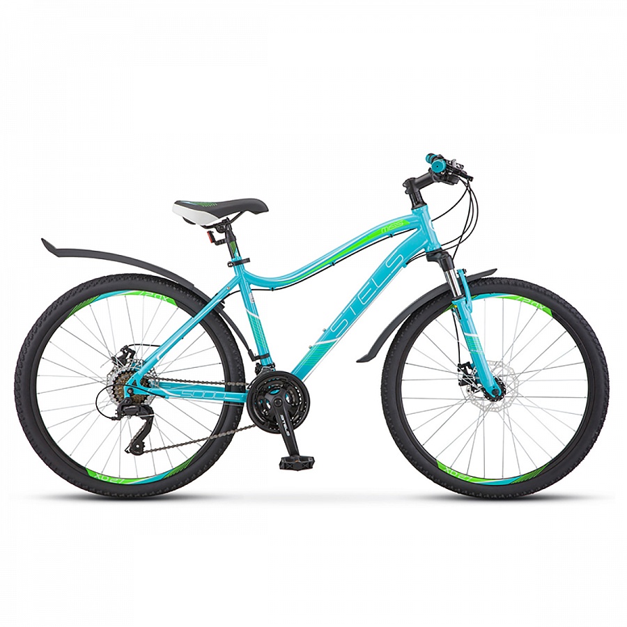 Велосипед Stels Miss-5000 MD K010 Серебристый/Салатовый (LU094877)