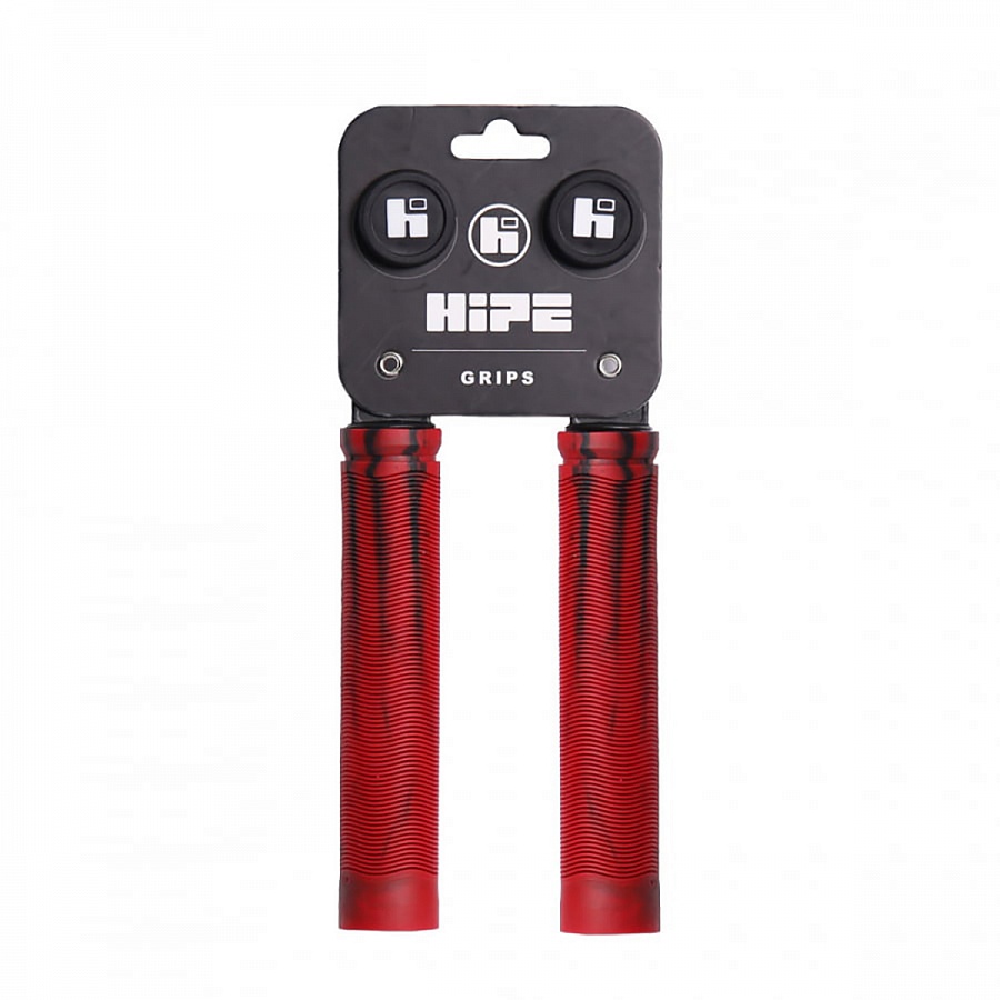 Грипсы HIPE H4 155 мм Черные/красные