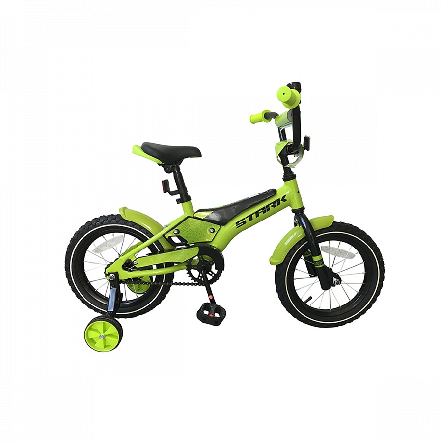Велосипед Stark'19 Tanuki 14 Boy зелёный/чёрный H000013672