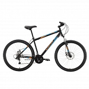 Велосипед Black One Onix 27.5 D чёрный/оранжевый/синий 2020-2021