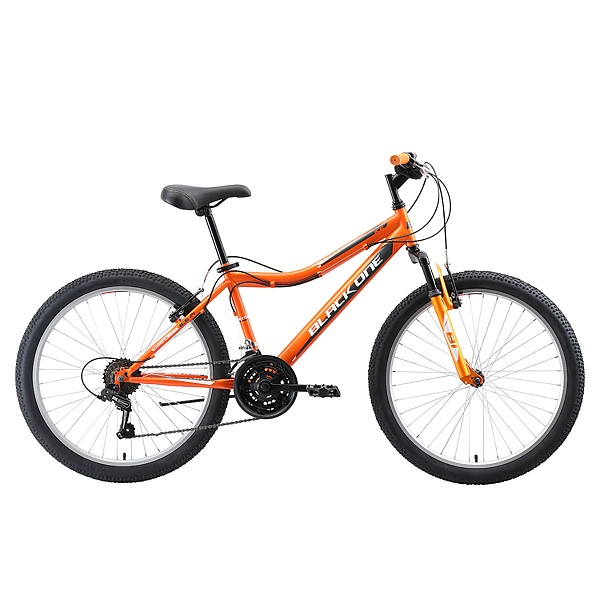Велосипед Black One Ice 24 оранжевый/серый/белый (H000014236)